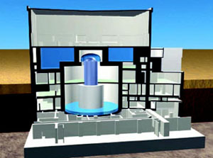 志賀２号機原子炉建屋構造図