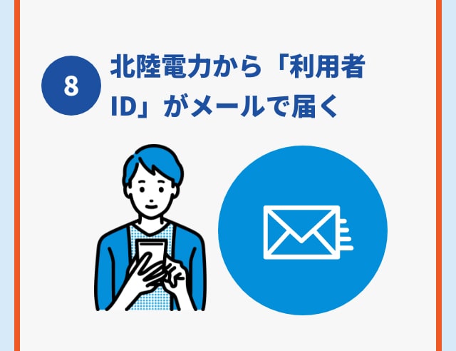 8 北陸電力から「利用者ID」がメールで届く