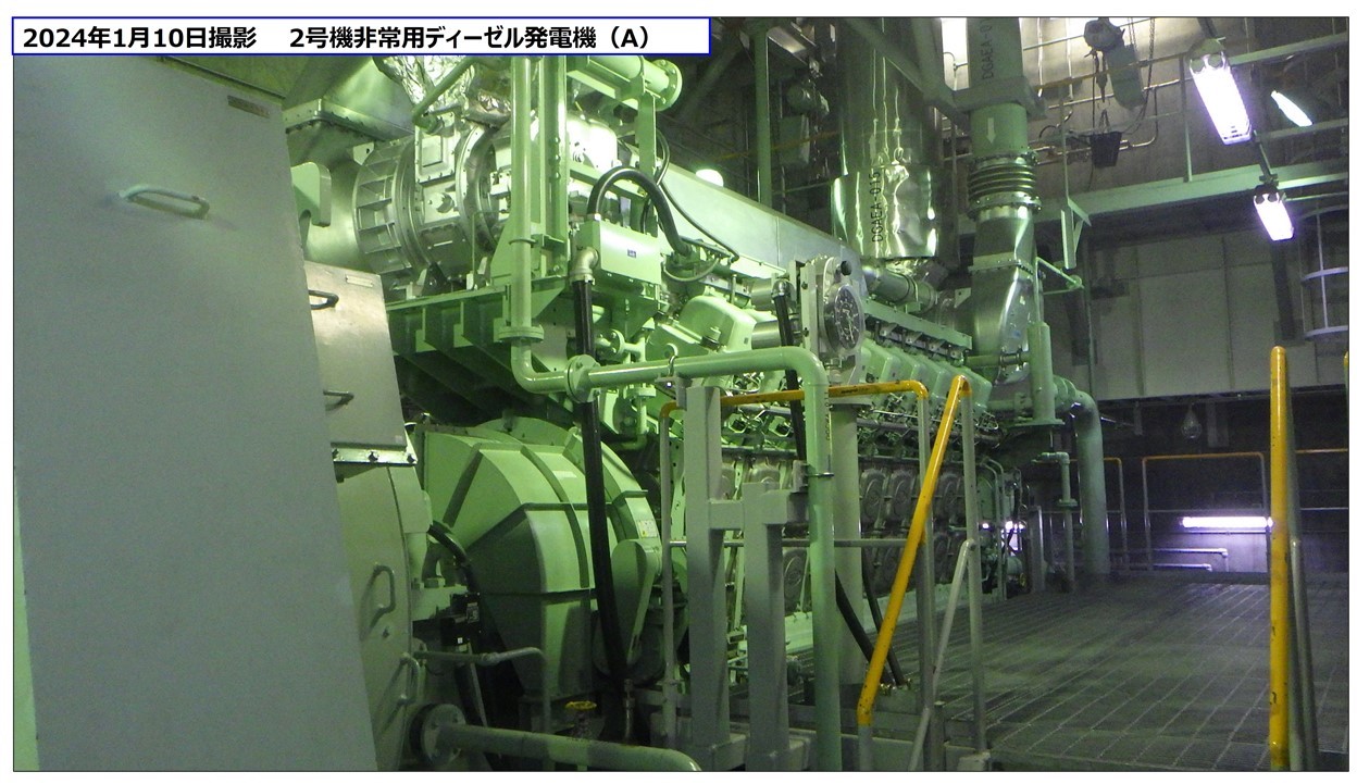 非常用ディーゼル発電機（２号機）